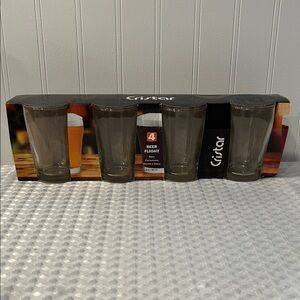 Beer Flight Glass Set - Clear